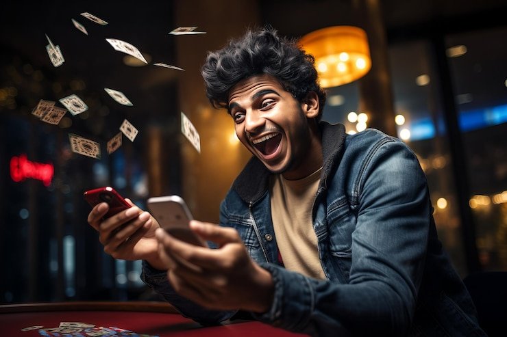 Antarmuka aplikasi ajoslot di perangkat Android dan iOS